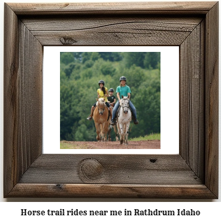 horse trail rides near me in Rathdrum, Idaho